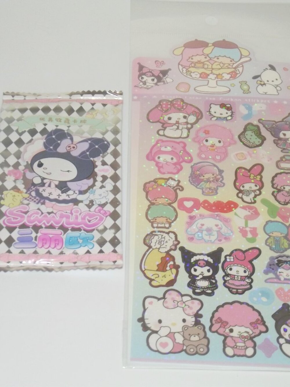 Sanrio Hello Kitty & Friends Collectible Trading Card Sealed Pack w/ Stickers
